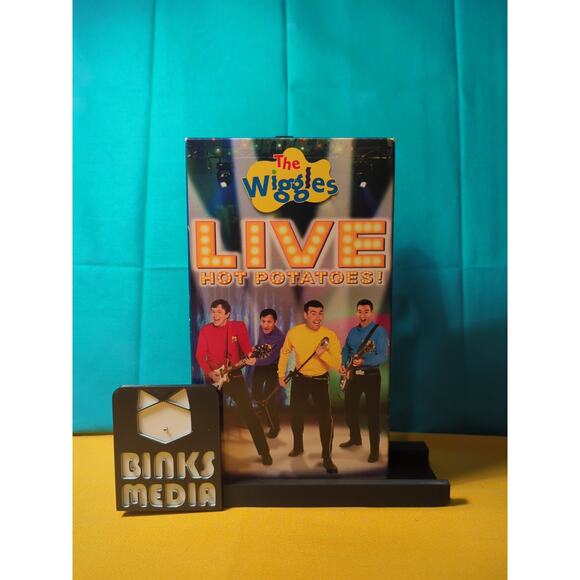 The Wiggles LIVE Hot Potatoes! VHS Tape HIT Entertainment 2004 - Picture 1 of 9